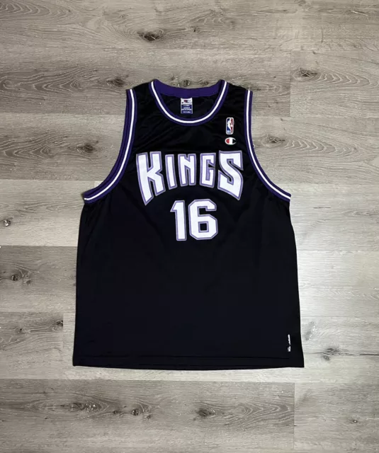Jason WIlliams VTG Nike Sacramento Kings #55 NBA Stitched Sewn Jersey Men's  XL