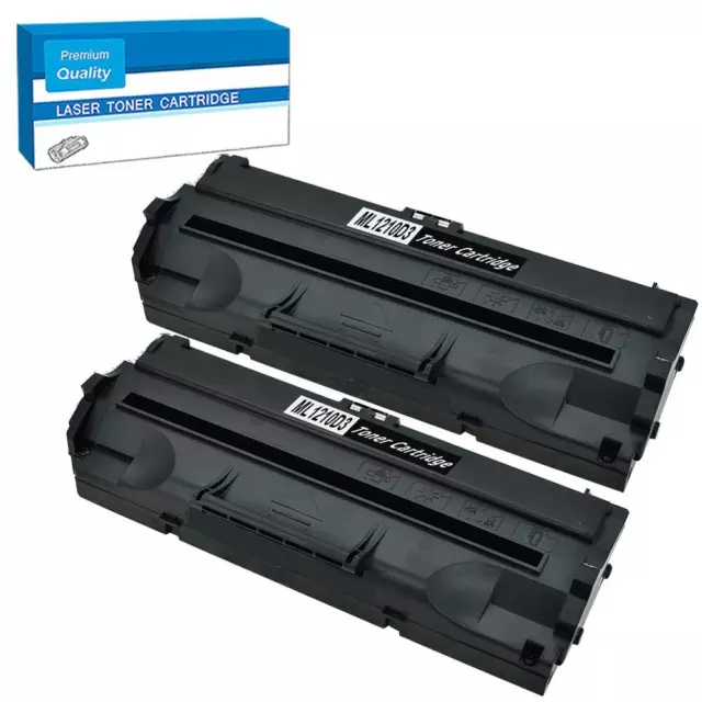 2 Black Toner Cartridge For Samsung ML1010 ML1020 ML1200 ML1210 ML1430 ML1210D3