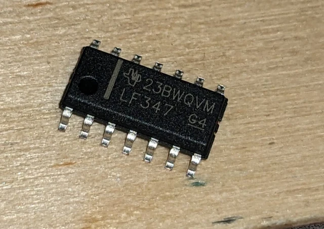10pcs LF347N LF347 DIP14 Quad JFET Input Op Amp NEW GOOD