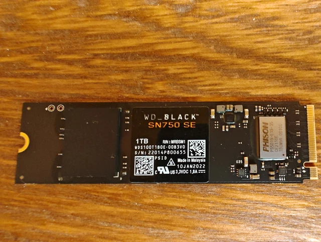 4tb Nvme WD Black SN750 Internal Gaming SSD Solid State Drive