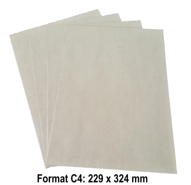 Enveloppes dos carton marron C4 229 x 324mm