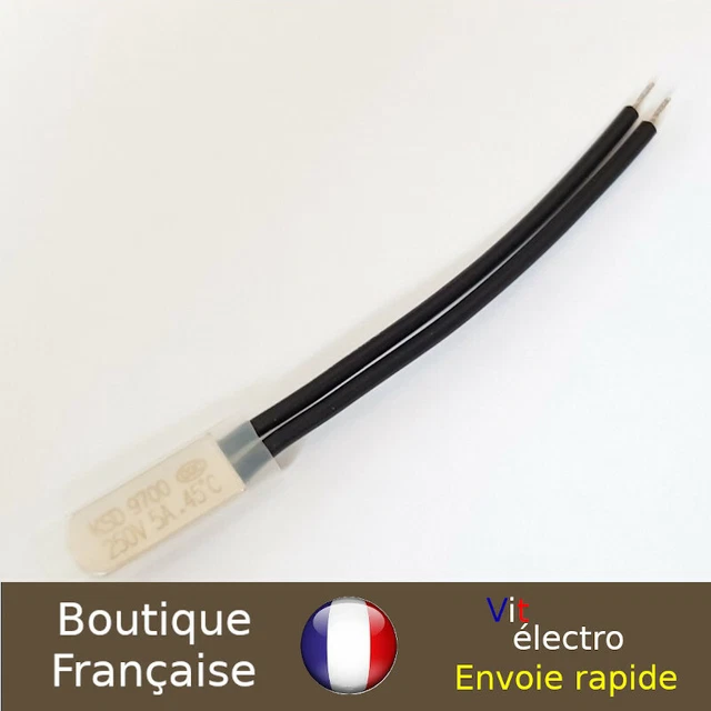 Interrupteur﻿ thermique NO﻿ KSD9700 5A 45°C N-OUVERT 9235Z