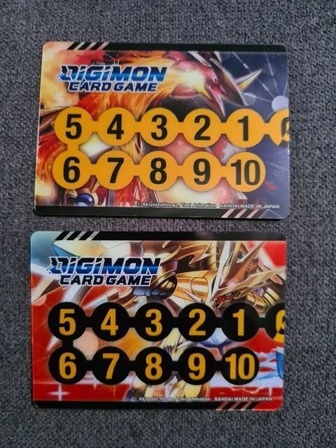 DIGIMON CARD GAME TCG Memory gauge set (BryweLudramon & Durandamon) 4.19 -  PicClick UK