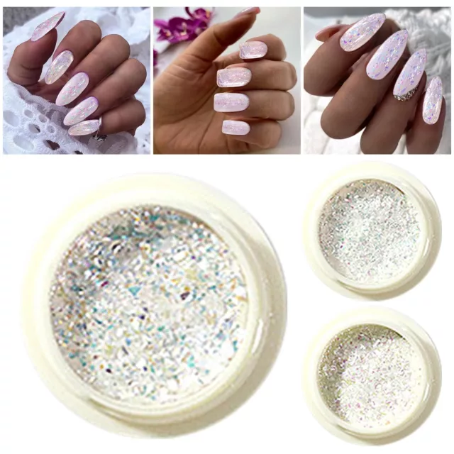 Nail Assorted Mirror Effect Powder High Pigment Glitter Nail Art Dust Manicure