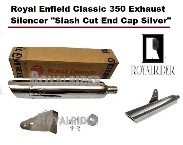 slash cut exhaust royal enfield