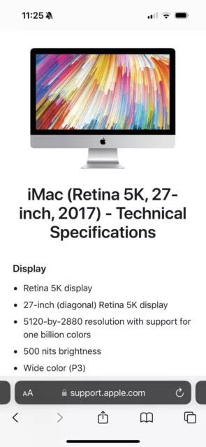 apple imac retina 5k 27 zoll 2017