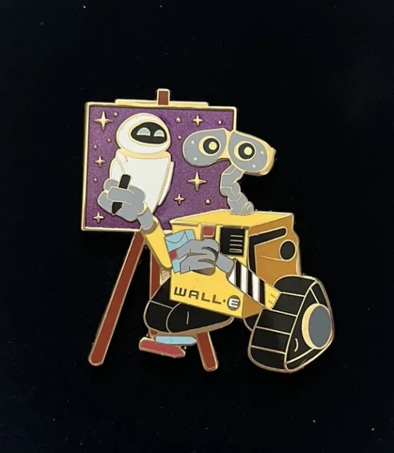 Rare Disney Pin Wall E Art Studio E.v.e Bull Le 250 Pin 2009