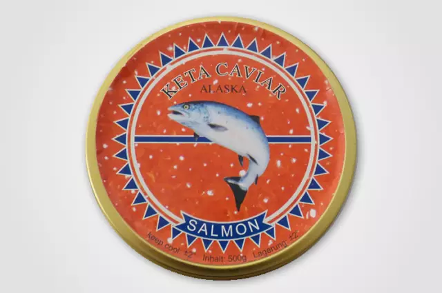 1000g 4x250gr (KG / 170 €) Fresco Wild-Keta Caviale di Salmone