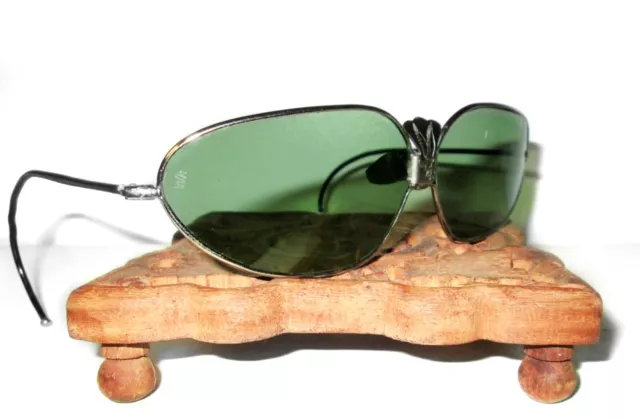 Antique WWII Green Willson Eagle Aviator Sunglasses Goggles Vtg Pilot Glasses