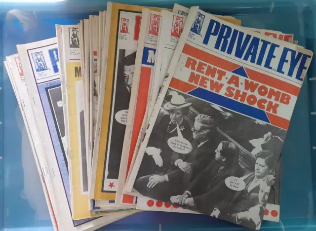 Job Lot Of Vintage Private Eye Magazines From 1985 22 issues