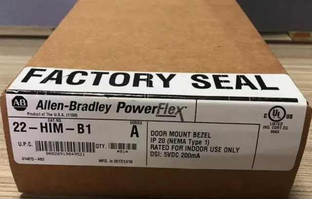 NEW Allen Bradley 22-HIM-B1 PowerFlex HIM Bezel Mounting Kit 22HIMB1