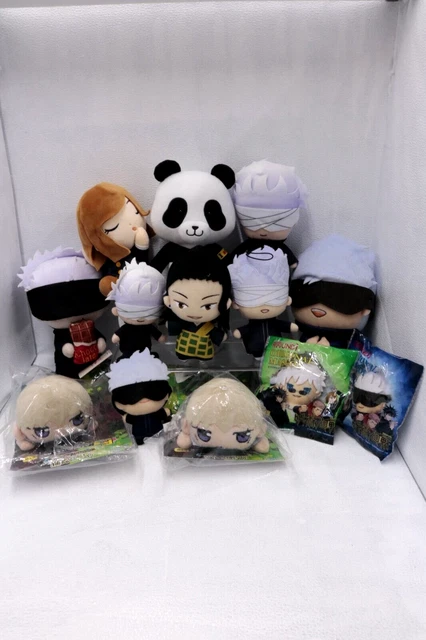 Anime Jujutsu Kaisen Ryomen Sukuna Plush Bag Pendant Doll Stuffed Toy Cat Gift e