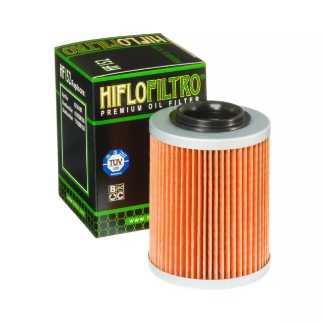 Filtre à huile HIFLOFILTRO - HF152 Moto Quad Buggy APRILIA CAN AM