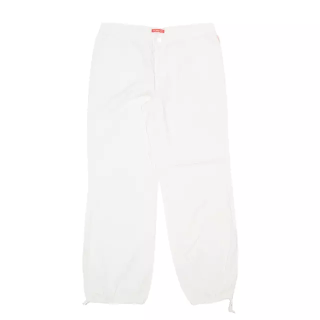 FIORUCCI Pantaloni Bianchi Regolari Conici Donna W31 L31