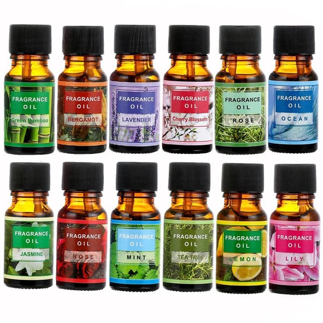 Aceites esenciales de Halloween aceite de aromaterapia fragancia árbol de té rosa lavanda