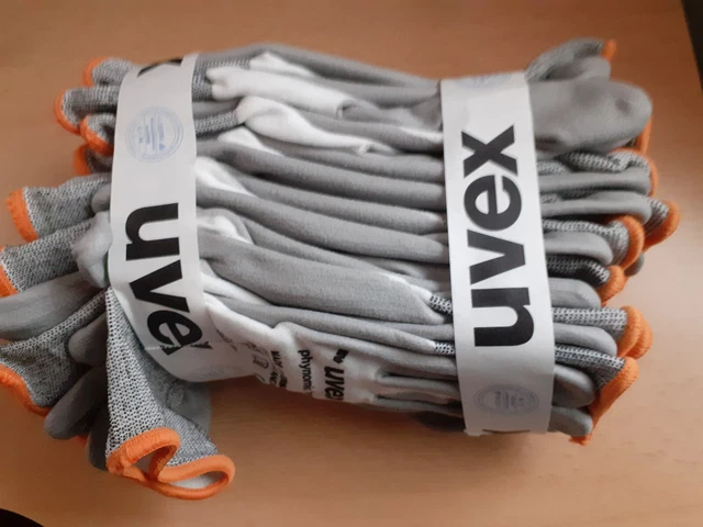Guanti Da Lavoro Uvex Unipur 6639 - 10 Paia, Taglia XL, Per Lavori Di Precisione - Foto 10