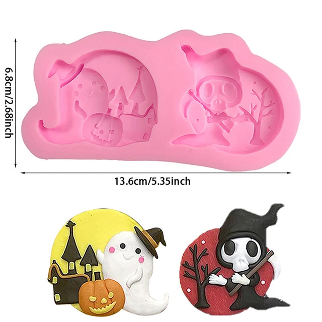 Silicone Mold Halloween Chocolate Cake Decorating Tools Cup Cake Tools Mold