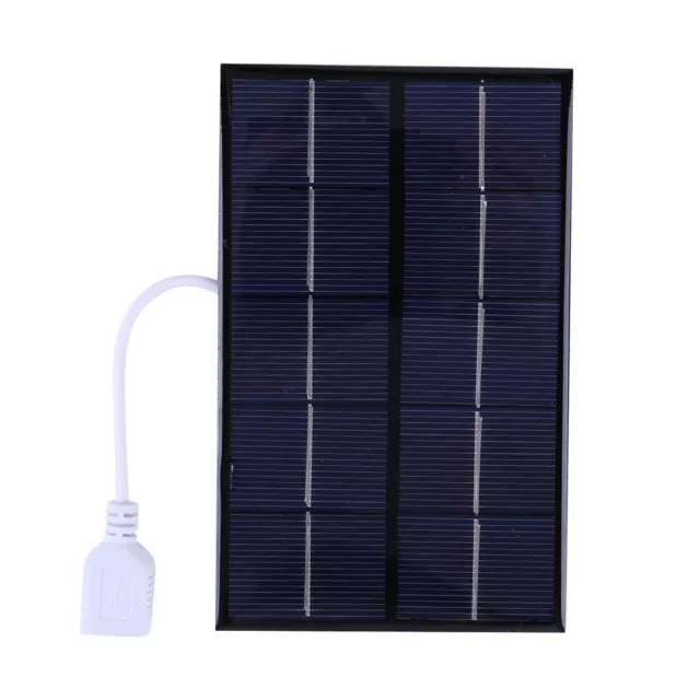 5W 5V Solar Cell Panel Polysilicon USB Solar Plate for Outdoor Camping