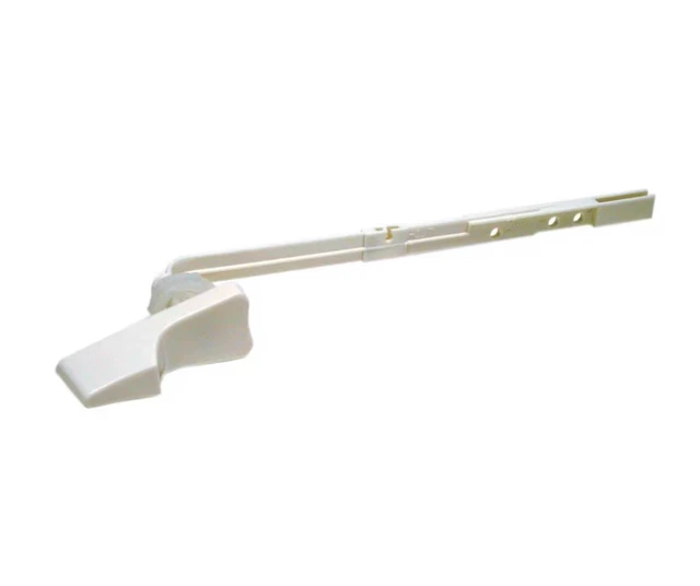 White Toilet Handle Universal Tank Trip Lever Toilet Flush Replacement Flusher