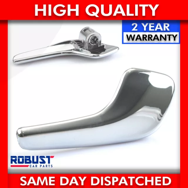 For Vauxhall / Opel Corsa D Chrome Interior Door Handle  Right Driver Side
