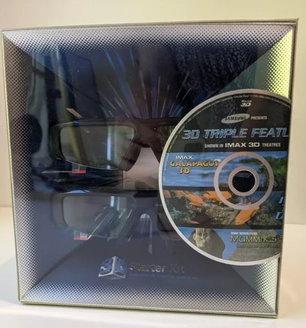 SAMSUNG SSG-P2100X/XS 3D Active Glasses (2 Pairs) Starter Kit - NEW SEALED BOX