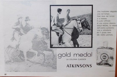Pubblicità Advertising Werbung Italia Clipping 1958 COLONIA GOLD MEDAL ATKINSONS 