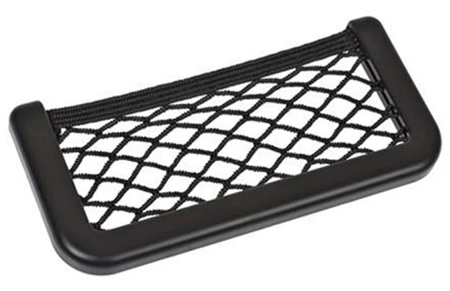 Rete Portaoggetti Per Bagagliaio Auto 80x25 Cm - Nero Con 4 Ancoraggi Per Auto, Camper, Barche