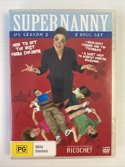 SUPER NANNY Series (DVD, 2005) Season Very Good Condition