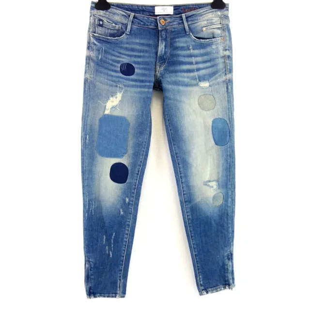 LE TEMPS DES CERISES Jeans Damen Jeanshose Hose Blau Heritage Slim 7/8 Neu