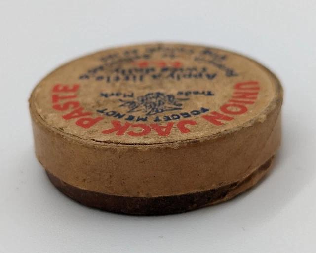 ANTIQUE POST WW1 1920s Personal Union Jack Paste Foot Medication Corns