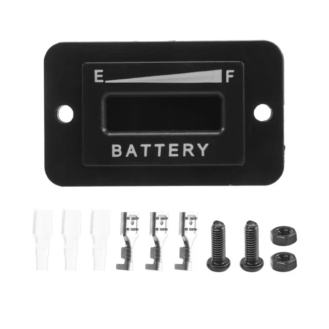 Indicatore batteria per auto, 48 V, indicatore batteria LED, indicatore batteria, B J5R2