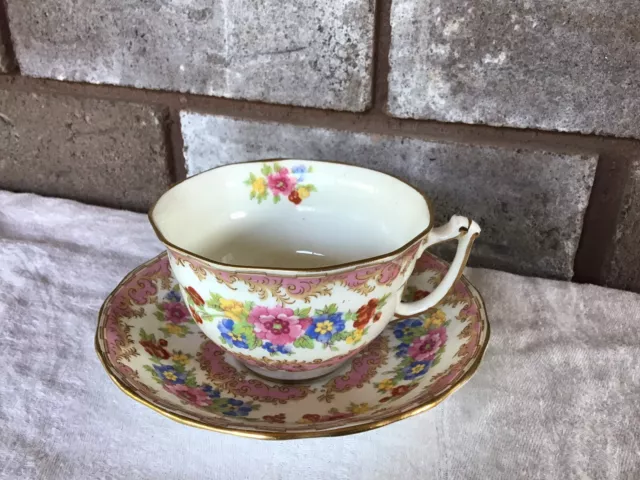 Old Royal Bone China Tea Cup Saucer No 2678