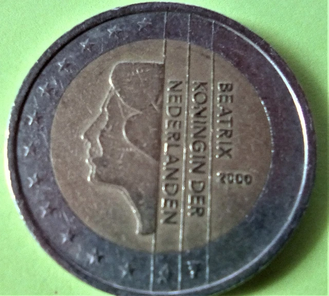 2 Euro Beatrix Königin Der Niederlande 2000 Wert 2 EURO MÜNZE 2000 Königin Beatrix Niederlande selten EUR 6,00 - PicClick DE