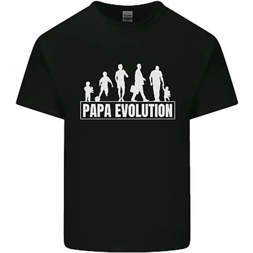 T-shirt Personnalisé 'PAPA' Pour Fête Des Pères/anniversaire - Tailles S à XXL, Noir Coton, Neuf Avec étiquettes