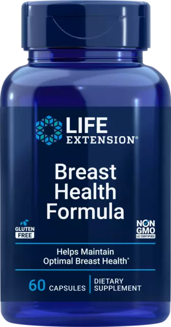 Life Extension Poitrine Formule Santé 60 Capsules,Hormones Balance,Oestrogène