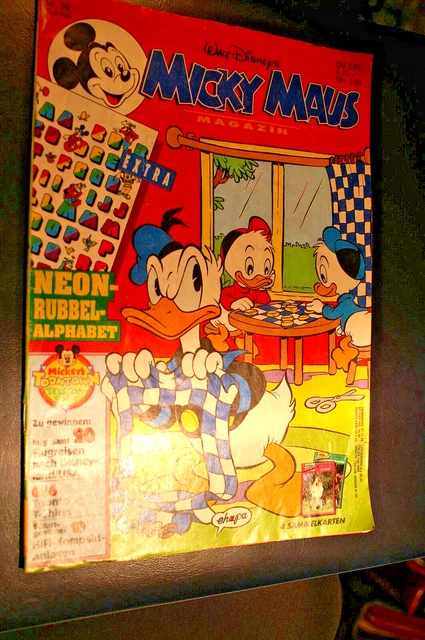 Walt Disneys, MICKY MAUS Heft 39 vom 23.9.1993 in guter gebrauchter Erhaltung.