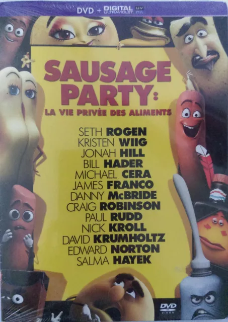 👉 DVD SAUSAGE PARTY - La vie privée des aliments - Film d'Animation (830)