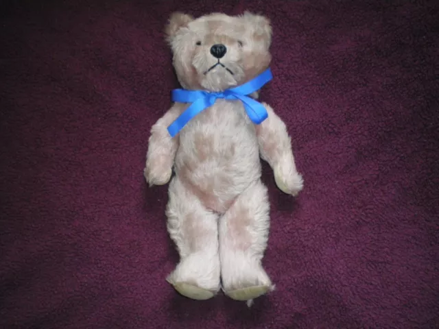 VINTAGE 1950's  MUSICAL TEDDY BEAR 15" TALL