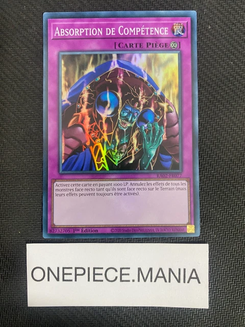 CARTE YU-GI-OH! ABSORPTION de Compétence RA02-FR077 1st EUR 2,00 ...