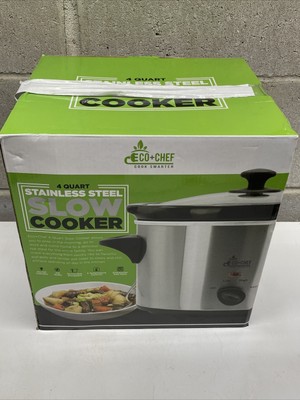 eco chef 4 qt slow cooker