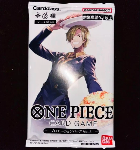ONE PIECE CARD Game Promotion Pack 2023 Vol. 3 PROMO Japanese Sealed