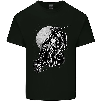 Astro SCOOTER Spaceman Biker Motorcyle MOD Da Uomo Cotone T-Shirt Tee Top