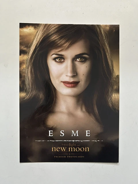 TWILIGHT “ NEW MOON ” PHOTOCARDS - Esme Cullen #10 Character Card - TOPPS 2009