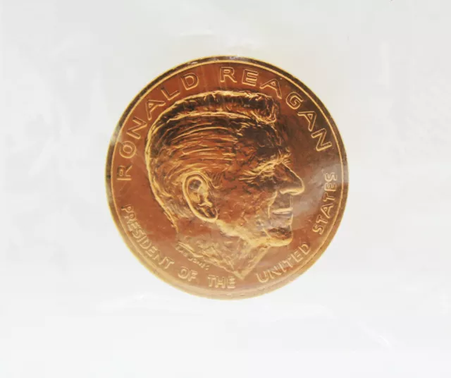 RONALD REAGAN PRESIDENTIAL Bronze Medal - 1 5/16" - HALF DOME YOSEMITE - 1981