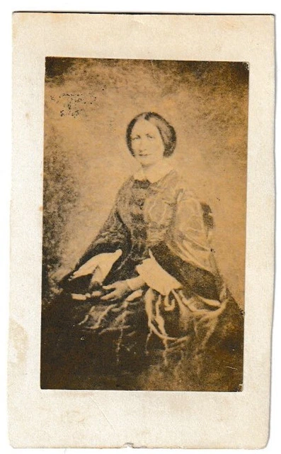 Philippe Monaton Torino Fotografia Cdv Ritratto Ricordo Femminile Signora