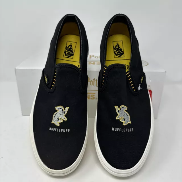 Vans X Harry Potter Hufflepuff Classic Slip On Shoes Mens Size 8 Womens  Size 9.5
