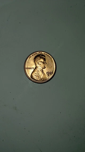 1980 D Lincoln Memorial Cent BU US 1 Cent - Mint Cello