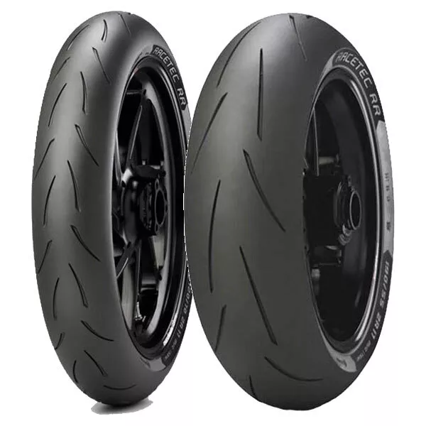 Tyre Pair Metzeler 120/70-17 Racetec Rr K1 + 200/55-17 Racetec Rr K2