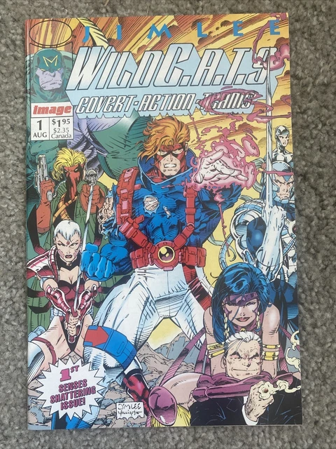 WILDCATS COVERT ACTION TEAMS #1 IMAGE COMIC BOOKS 1992 Jim Lee