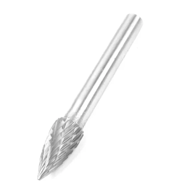8mm x 17mm Conical Pointed Nose Tungsten Carbide Rotary File Tool